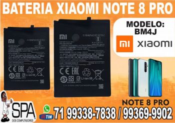 Bateria bm4j para xiaomi redmi note 8 pro em salvador ba. Eletrônicos e celulares