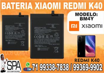 Bateria bm4y para xiaomi redmi k40 em salvador ba. Eletrônicos e celulares