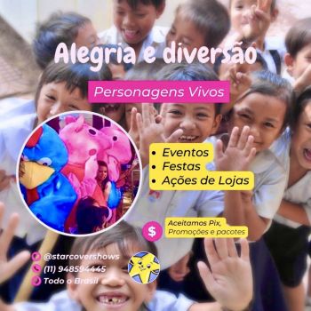 Alegria e diverso personagens vivos aes de lojas festas eventos 11948594445. Guia de empresas e servios