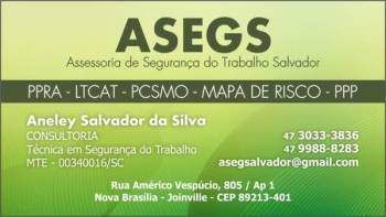 Asegs - assessoria de segurana do trabalho salvador. Guia de empresas e servios