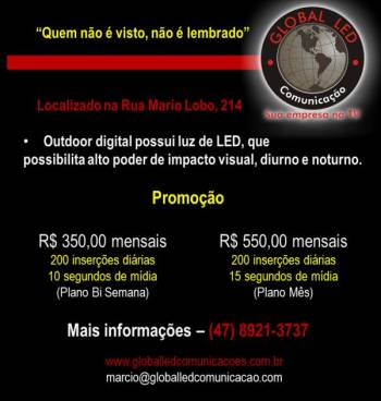 Global led comunicao visual. Guia de empresas e servios