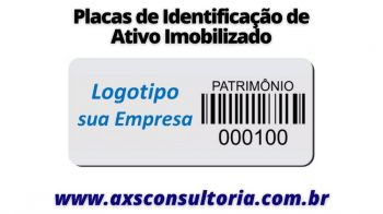 Placas e tags de identificao de ativo imobilizado!. Guia de empresas e servios