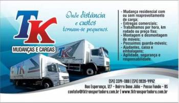 Tk transportadora. Guia de empresas e servios