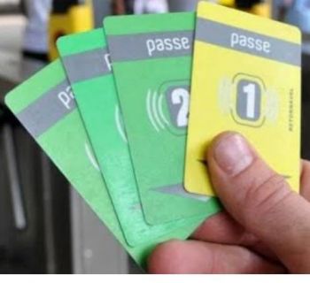 Passes de ônibus . Para sua casa